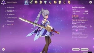 Genshin Impact Ar41 Keqing ¹ / Venti / Barbara 6 / Bennet ¹