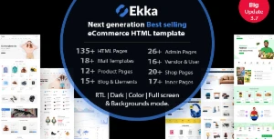 Ekka - Template HTML para E-commerce + Painel Administrativo - Outros