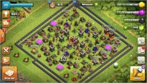 Conta de clash of clans cv 10 excelente e barata