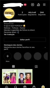 Conta Instagram com 44k - Redes Sociais