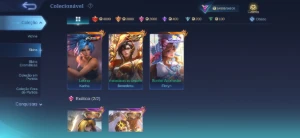Conta mobile legends full heróis e emblemas