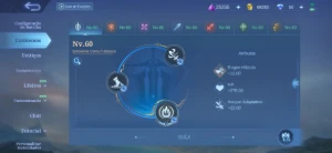 Conta mobile legends full heróis e emblemas