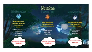 Contrate serviços e Otimize seu tempo - Genshin Impact