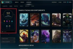 CONTA DE LOL (PLATINA) - League of Legends