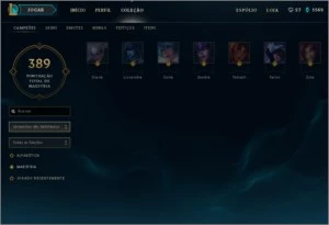 CONTA DE LOL (PLATINA) - League of Legends
