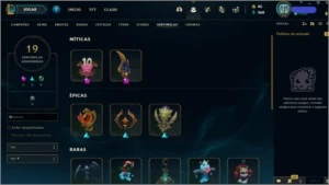 Conta League of Legends LOL