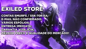 [Br] Smurfs 30+ Com 50K-70K Ea E Até 15 Espólios Aleatórios! - League of Legends LOL