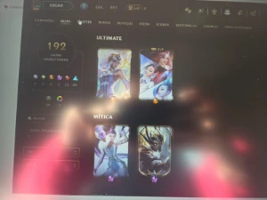 Conta Lol | Lv 404 + 192 Skins + 171 Icones + 3 Cromas - League of Legends