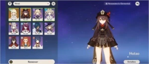 AR 25 América Hutao + Arco de Amos + 4100 gemas - Genshin Impact