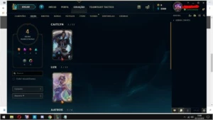 CONTA GOLD 4 - League of Legends LOL