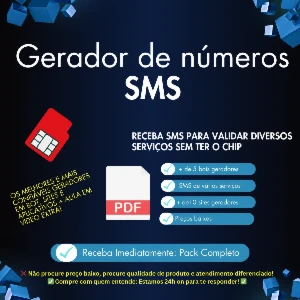 SMS Virtual: Números Exclusivos para diversos serviços - Outros