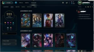 CONTA D5 COM BORDA MESTRE - League of Legends LOL