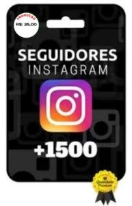 1.500 SEGUIDORES NO INSTAGRAM PROMOÇÃO - Redes Sociais