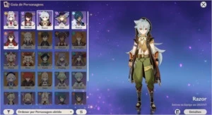 GENSHIN IMPACT AR8 RAZOR, BEIDOU, NOELLE - NA (PC/MOBILE)