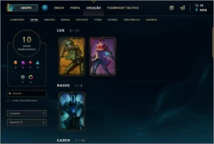 Conta lol Smurf - League of Legends