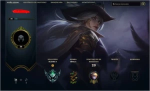 Smurf platina II, e-mail não confirmado, 64% Win Rate. - League of Legends LOL