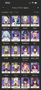 Conta Rank 60, Mualani C1, Varesa C1, Shehen C1, Mavuika E V - Genshin Impact