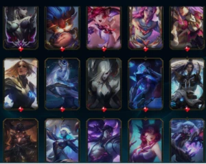 CONTA com 199 skins (quase todas da katarina) 24kEA - League of Legends LOL