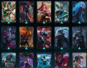 CONTA com 199 skins (quase todas da katarina) 24kEA - League of Legends LOL