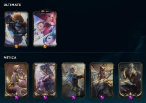 CONTA com 199 skins (quase todas da katarina) 24kEA - League of Legends LOL