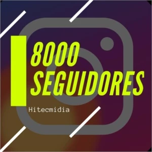 Conta Instagram com 8000 seguidores - Redes Sociais