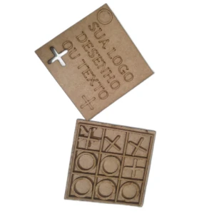 Kit 10 Unidades Jogos Da Velha personalizado, Tabuleiro... - Artesanato e Personalizados