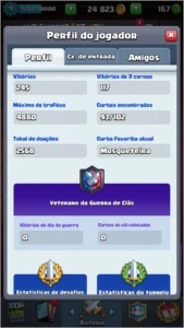 CONTA NV 9 (LEIA DESCRIÇÃO) - Clash Royale