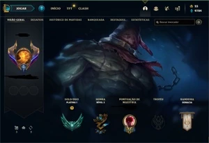 conta ex gm - League of Legends LOL
