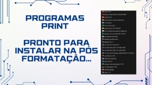 Pendrive Técnico Iso. + Programas Pós Formatação - Others