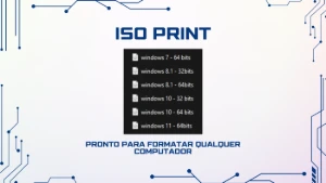 Pendrive Técnico Iso. + Programas Pós Formatação - Others