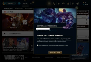 Ouro 3 com 40 Champs e 8 Skins + 2 Fragmentos - League of Legends LOL