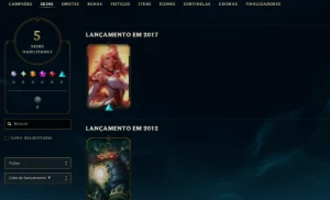 Lol Lvl 43, Unranked, Upada Na Mão, 5 Skins, 8K Ea, 37Champ - League of Legends