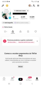 Conta Do Tiktok Com Shop Ativo +2,3K Seguidores - Redes Sociais