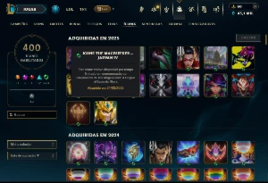 Conta de lol: com 326skins/elo:prata/todos chapions - League of Legends