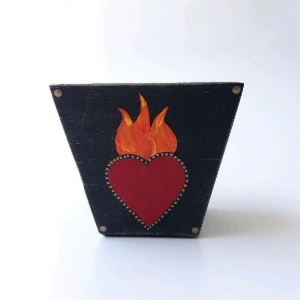 Vasinho Sagrado Coração - Artesanato e Personalizados