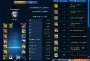 Conta End Game Kizuna U + Eosmon U Ladmo Omegamon - Digimon Masters Online