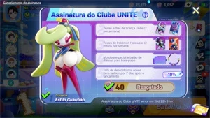 Conta Pokémon Unite Top com Muita Gema - PokeXGames PXG