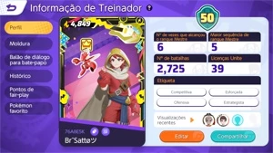 Conta Pokémon Unite Top com Muita Gema - PokeXGames PXG