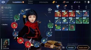 CONTA MIR4 COM PET LENDARIO LV 86 122KPP