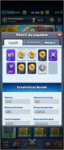 Vendo Conta de Clash Royale 5 anos com 5500 de troféus