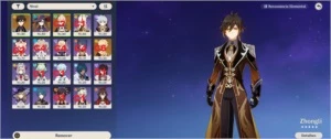 Genshin Impact Zhongli, Ningguang, Jean, Mona + Atlas AR 50