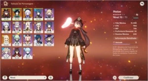 GENSHIN IMPACT CONTA COM HU TAO e VENTI AR 37