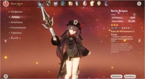 GENSHIN IMPACT CONTA COM HU TAO e VENTI AR 37