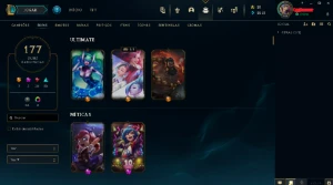 Conta LoL Lvl 364, Platina na season de 2022 - League of Legends