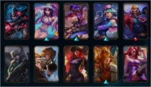 Platina 3, 100+ skins, 24 campeos - League of Legends LOL