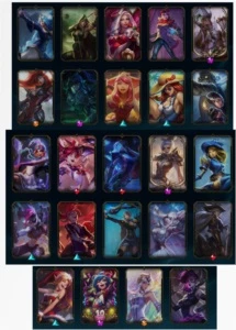 Platina 3, 100+ skins, 24 campeos - League of Legends LOL
