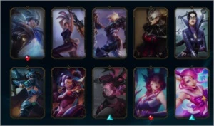 Platina 3, 100+ skins, 24 campeos - League of Legends LOL