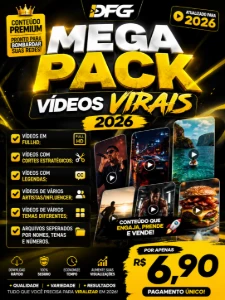 Mega Pack Vídeos Virais 2026 — Full Hd - Vídeos e Cortes Cortes Virais