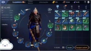 Conta Mir4  em constante evoluçao 62K de pw