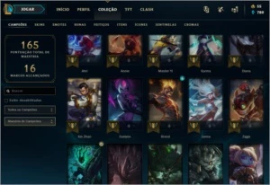 conta lol 82 champs e 20 skins - League of Legends